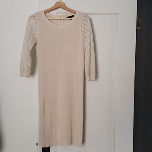 Ann Taylor cotton blush dress